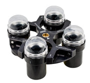 Ausschwingrotor SB 4-175 komplett mit 4 Bechern B 175 (175 ml) und BIO SAFE-Deckeln