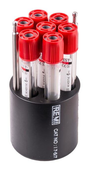 Inserto I 7-5.7 (7 provette da prelievo da 5-7ml) Set di 4pz.