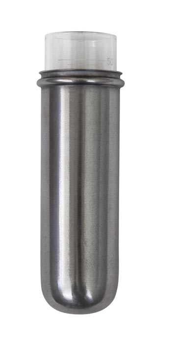 Portaprovetta B 50XG con prov. VETRO 50 ml. Solo per rotore A 8-50