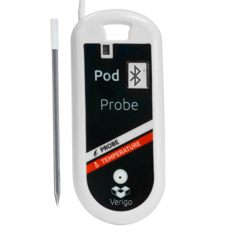 Data logger Temperatura , con sonda esterna a punta e cavo di 2 metri di lunghezza, garantisce alte prestazioni in ogni ambiente.