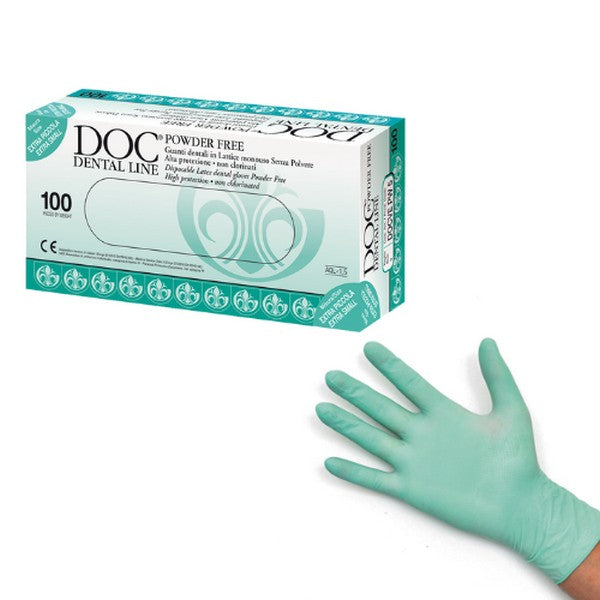 Guanti monouso per Dentisti DOC DENTAL LINE lattice senza talco