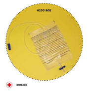Sacca urina monouso sterile 2000 ml standard con valvola anti reflusso e scarico a T, tubo 90 cm - Conf.10 pz