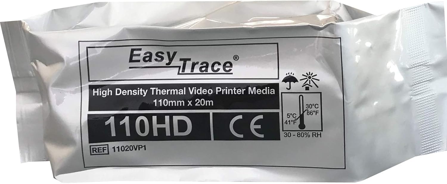 Carta per ecografo Easy Trace - tipo Sony UPP-110HD - mm 110 x 20 m - conf.10 rotoli