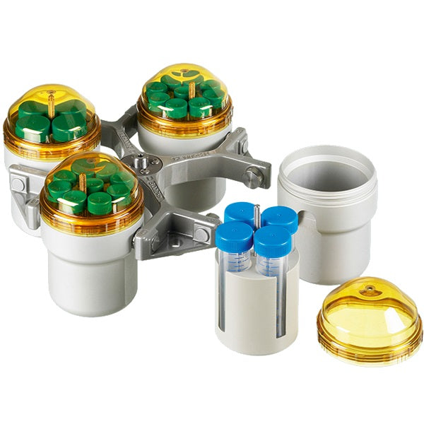 Adattatore per 16 tubi sangue 13x75 totale posti : 64 per centrifuga ROTINA 380 cf/1 minimo ordine 4 pz