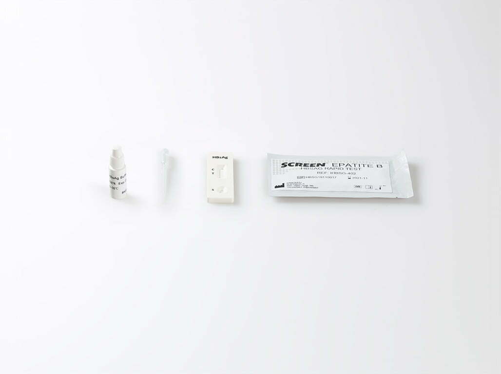 Test rapido HbsAg nel sangue intero, siero o plasma - conf. 40 pz