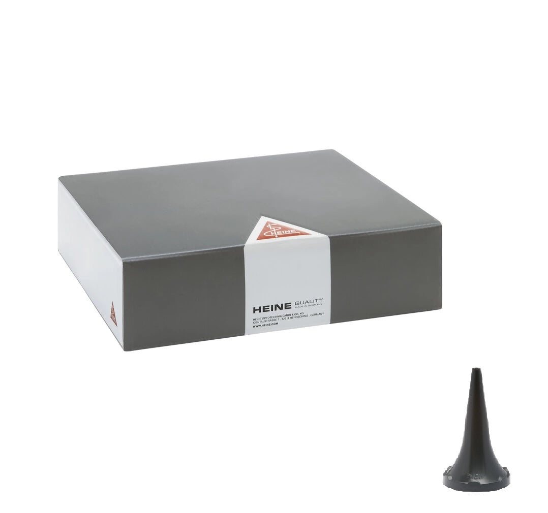 Speculum auricolari monouso Heine 4 mm - per otoscopi BETA100 e K100 - Conf.50 pz.