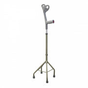 Bastone quadripode con appoggio brachiale