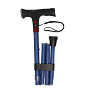 Aluminum cane with LED and sound alarm Lugano
