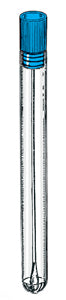 Tampone sterile in provetta STERILE Ø 16x150mm polipropilene. Asta in plastica. Conf.1000 pz.