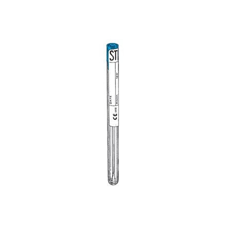 Tampone sterile asta in plastica - in provetta PP etic.12x140 - Conf.100 pz.
