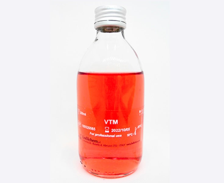 Terreno di trasporto per virus, clamidia, micoplasma e ureaplasma VTM 6 bottiglie x 200 mL