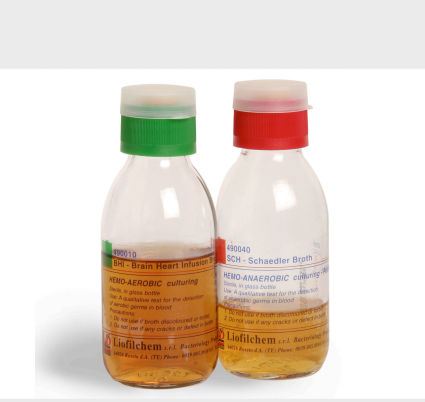 Hemo-Anaerobic culture Metodo diagnostico per l'isolamento di microrganismi 6 bottiglie da 80 ml