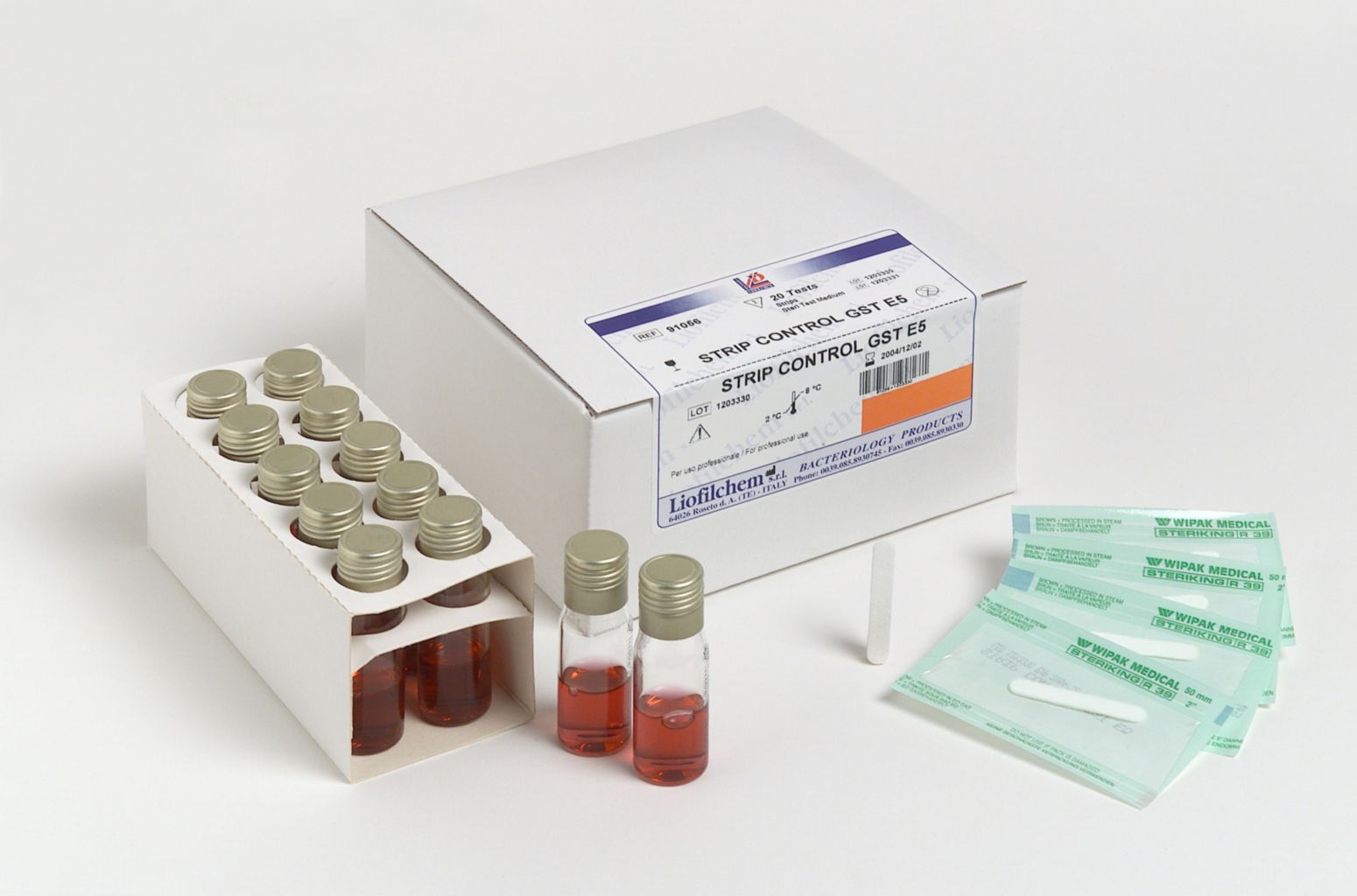 Indicatori biologici sterilizzazione a vapore UFC/ml; E5=1-5x105 UFC/ml