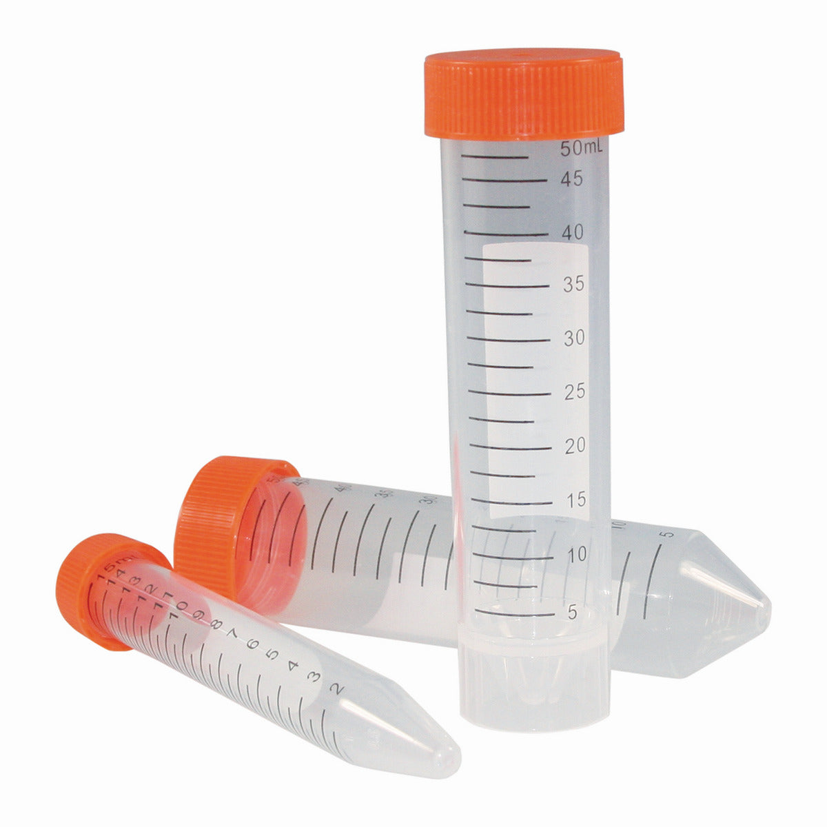 Centrifuge tubes, PP, 15 ml, sterile, conical, H 119.6 mm - pack of 500 pcs