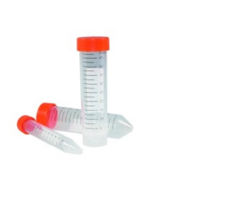 Provette per centrifuga, PP, 50 ml, sterili, con con fondo autoportante (50mL)  H 116,5 mm Conf.500 pz