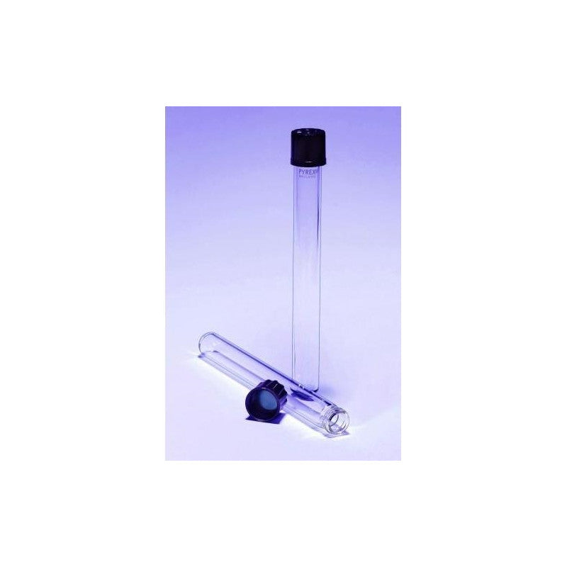 Provette per coltura, Ø 20 mm h 100 mm spess. 1,8 mm filettatura 20 mm	conf. 40 pz.