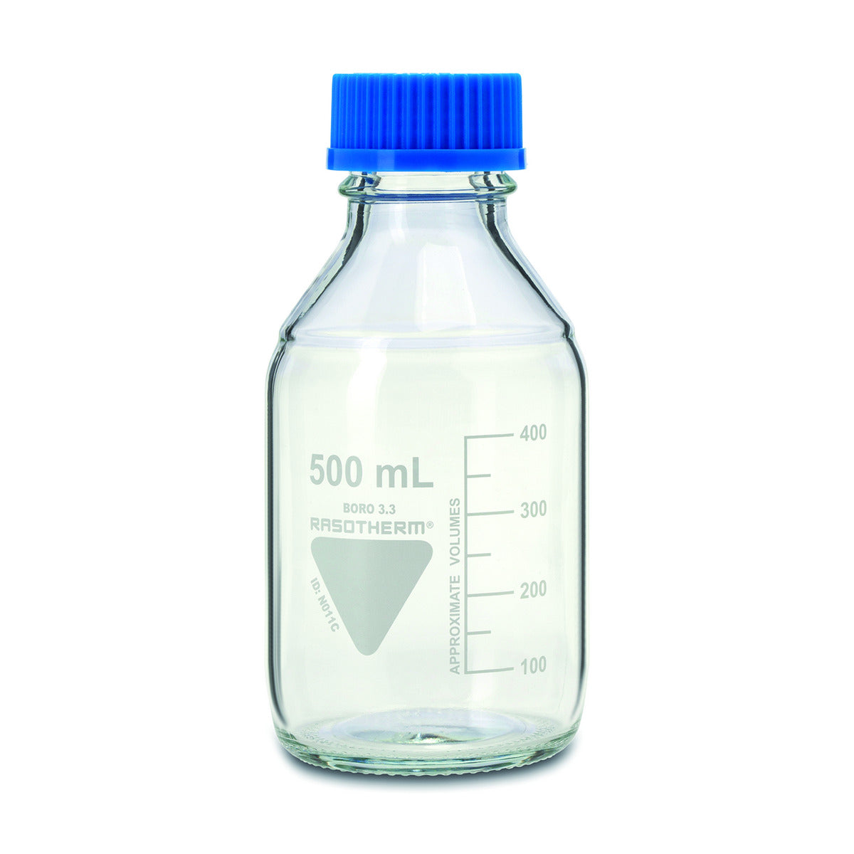 Flacone ISO, tappo a vite, 500 ml, Ø est. 86x182 h mm, filettatura 45 GL 10pz.
