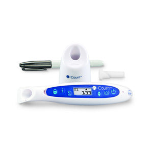 Contacolonie eCount# con penna nera Sharpie®, punta fine e stativo