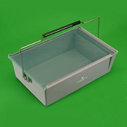 Contenitore in ABS nero con coperchio trasparente