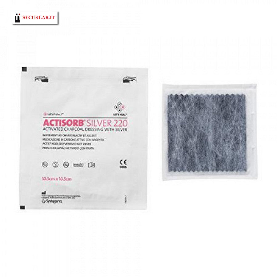 Actisorb 10,5 x 10,5 cm - Conf.10 pz.