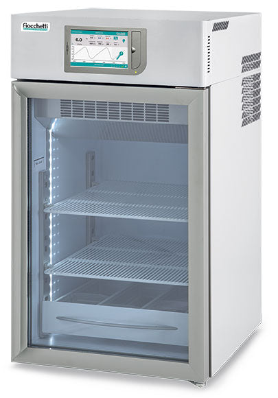 Frigorifero biologico con porta vetrata, Touchscreen e registrazione delle temperature MEDIKA 140 TOUCH