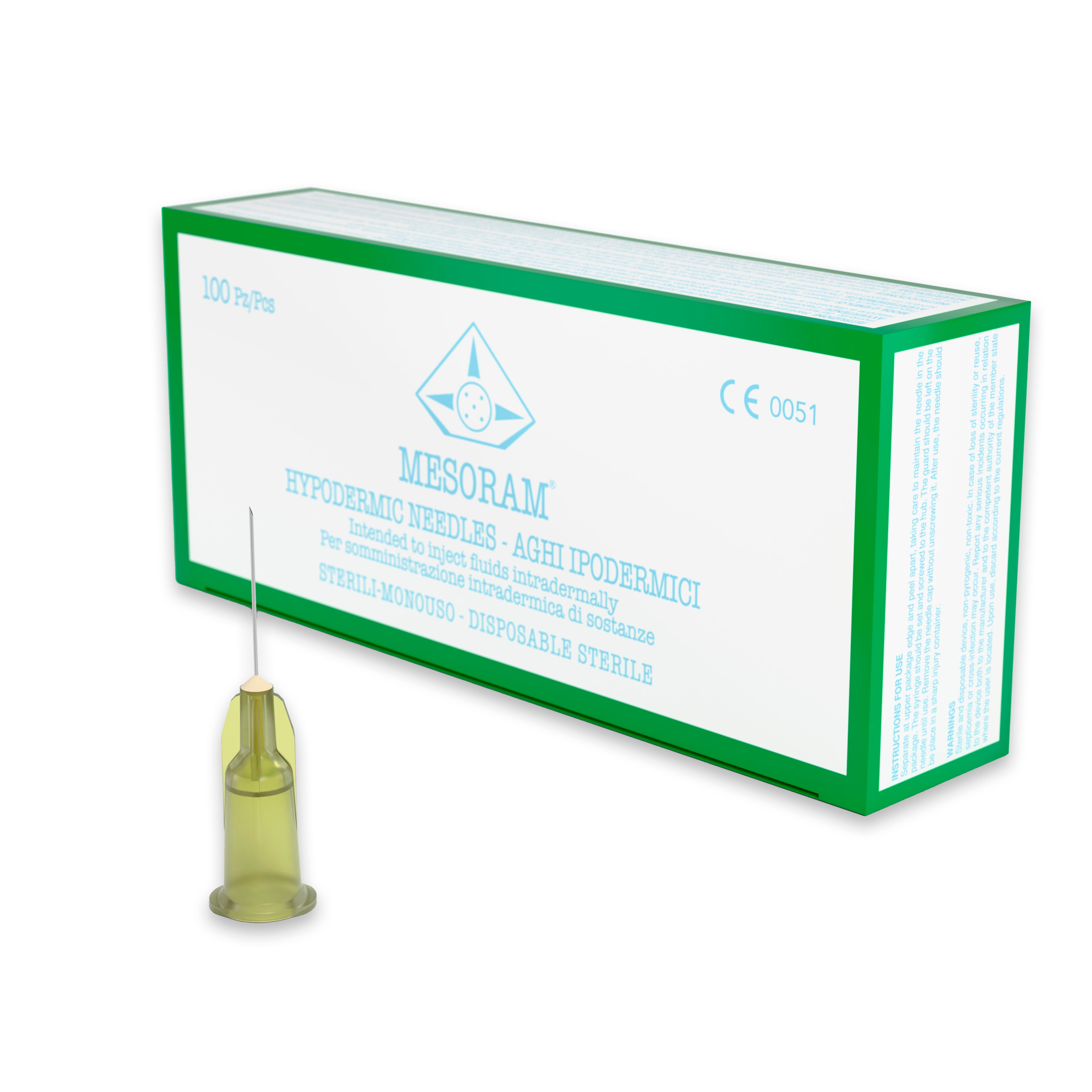 AGUJAS RI.MOS MESORAM para mesoterapia luer