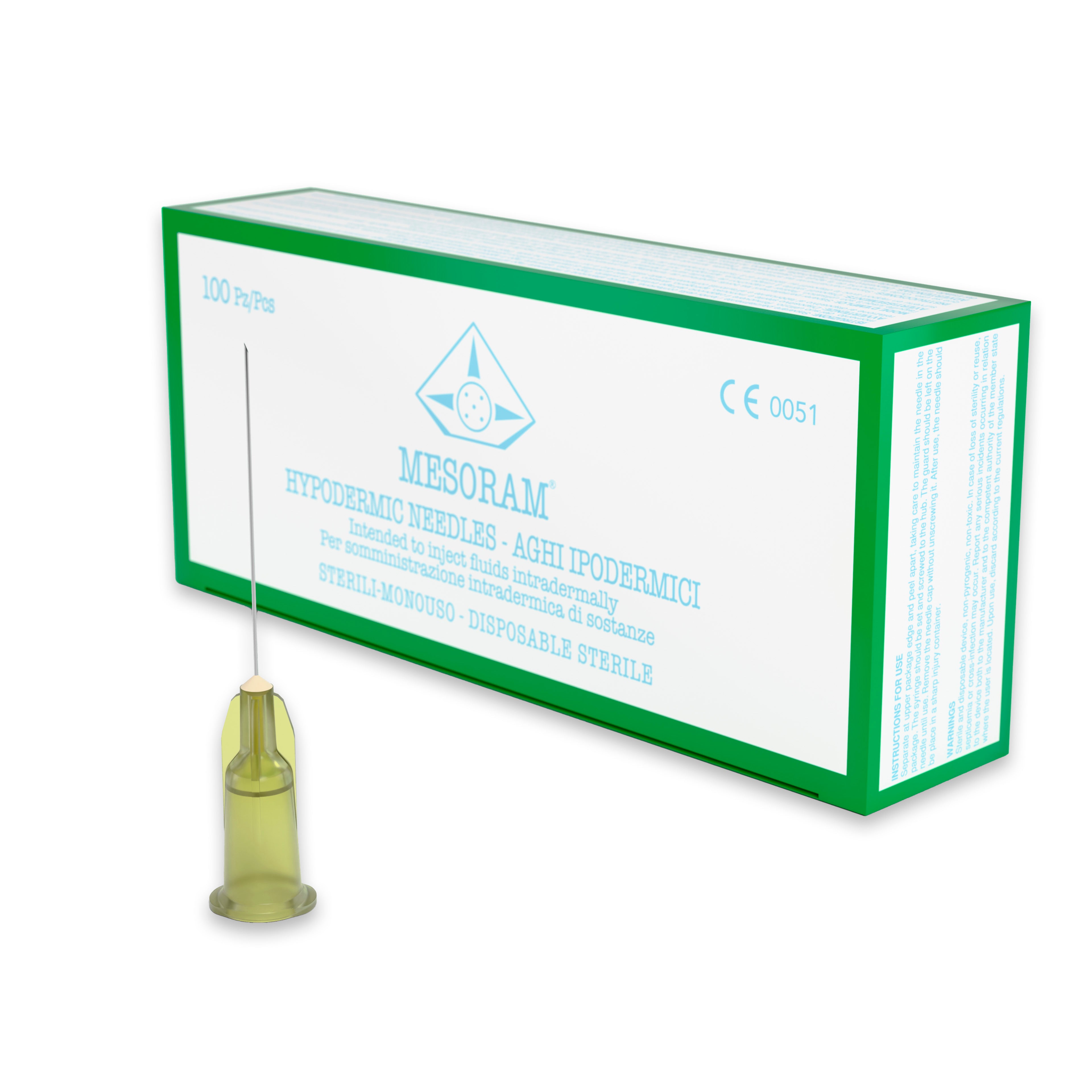 AGUJAS RI.MOS MESORAM para mesoterapia luer