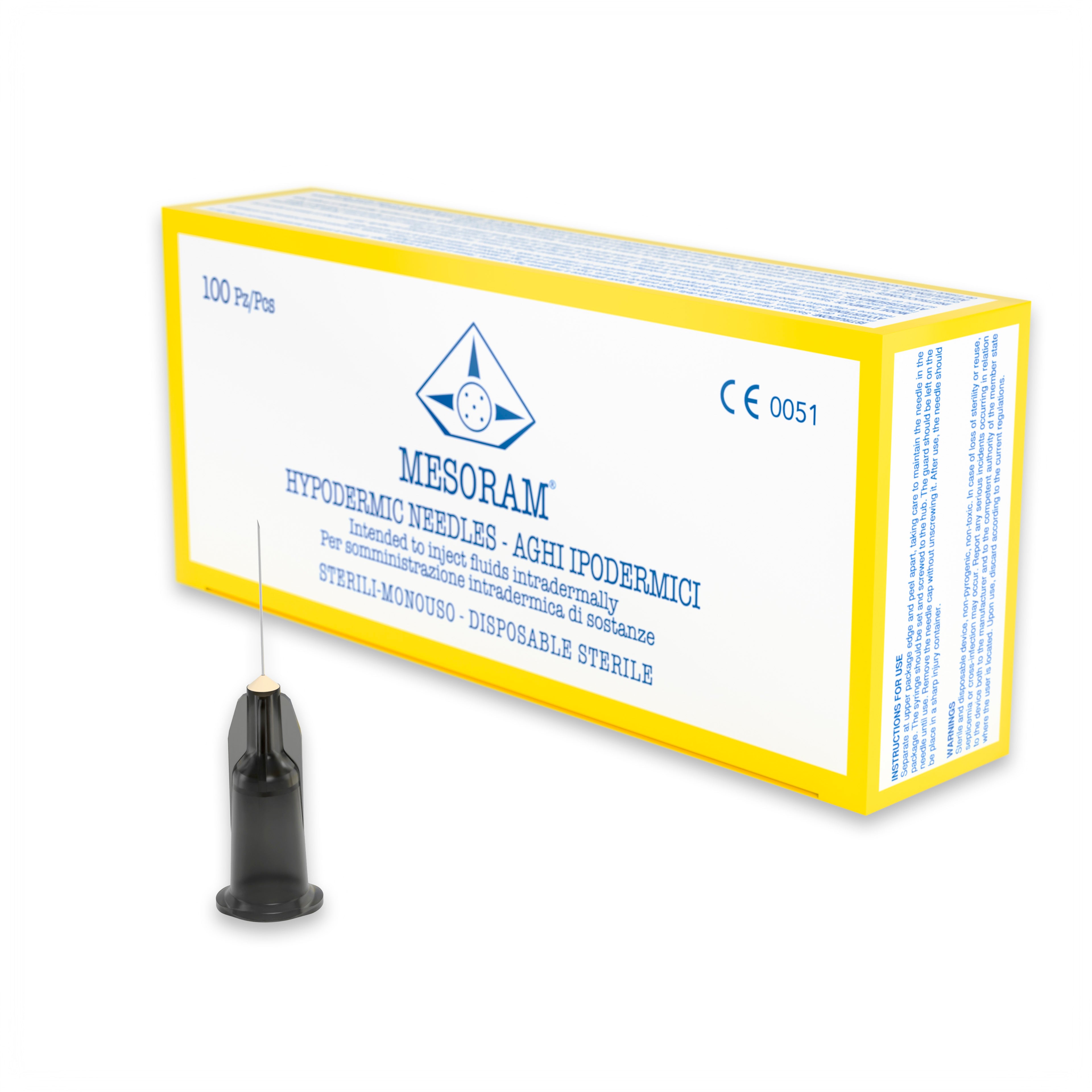 AGUJAS RI.MOS MESORAM para mesoterapia luer