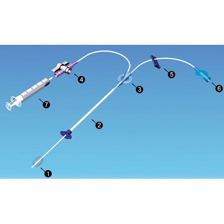 Hysterosalpingographie-Katheter 5FR cm FLEXIBEL, steril 10 Stk.