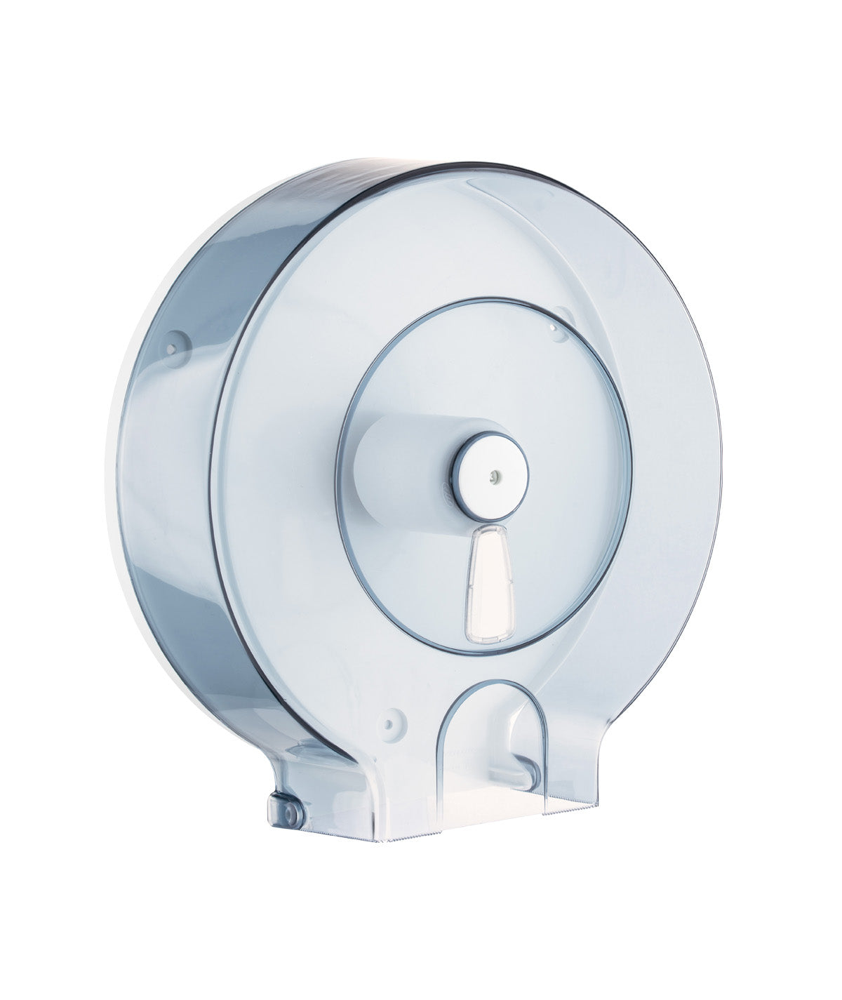 Dispenser trasparente per rotolo carta igienica – Diametro max rotolo mm.340