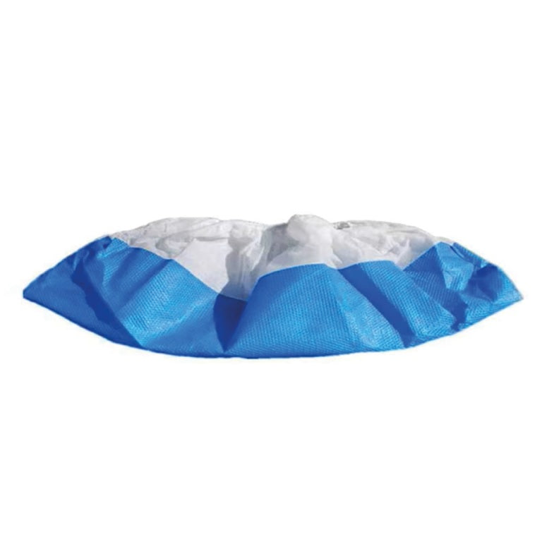 Copriscarpe Impermeabile monouso Antiscivolo in Tnt+pe - conf.100 pz.
