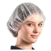 Gorro desechable tipo clip altamente transpirable no estéril de TNT - Paquete de 100 uds