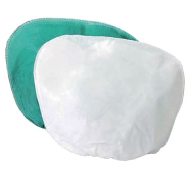 Copritestiera monouso verde in TNT - Conf.100 pz.
