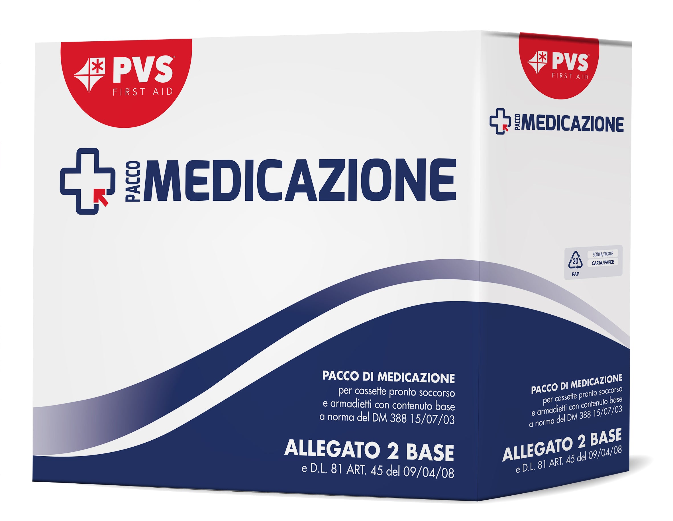 Pacco reintegro pronto soccorso Allegato 2 Base - DM388 e D.L. 81