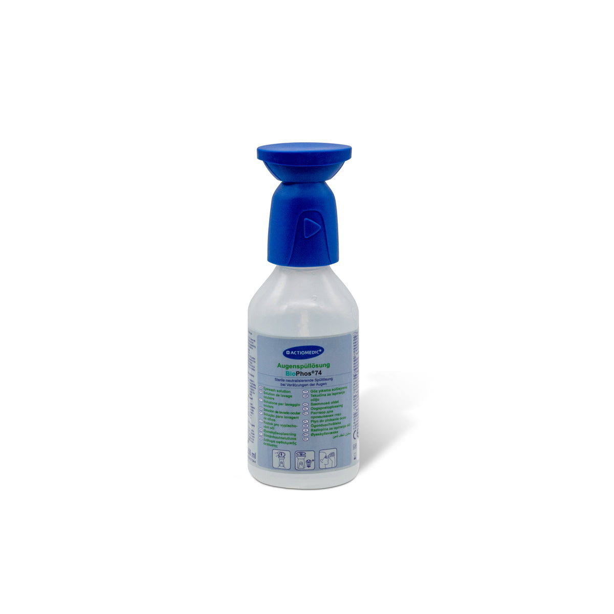 Solución estéril de pH neutro para lavado ocular de emergencia - formato de 250 ml