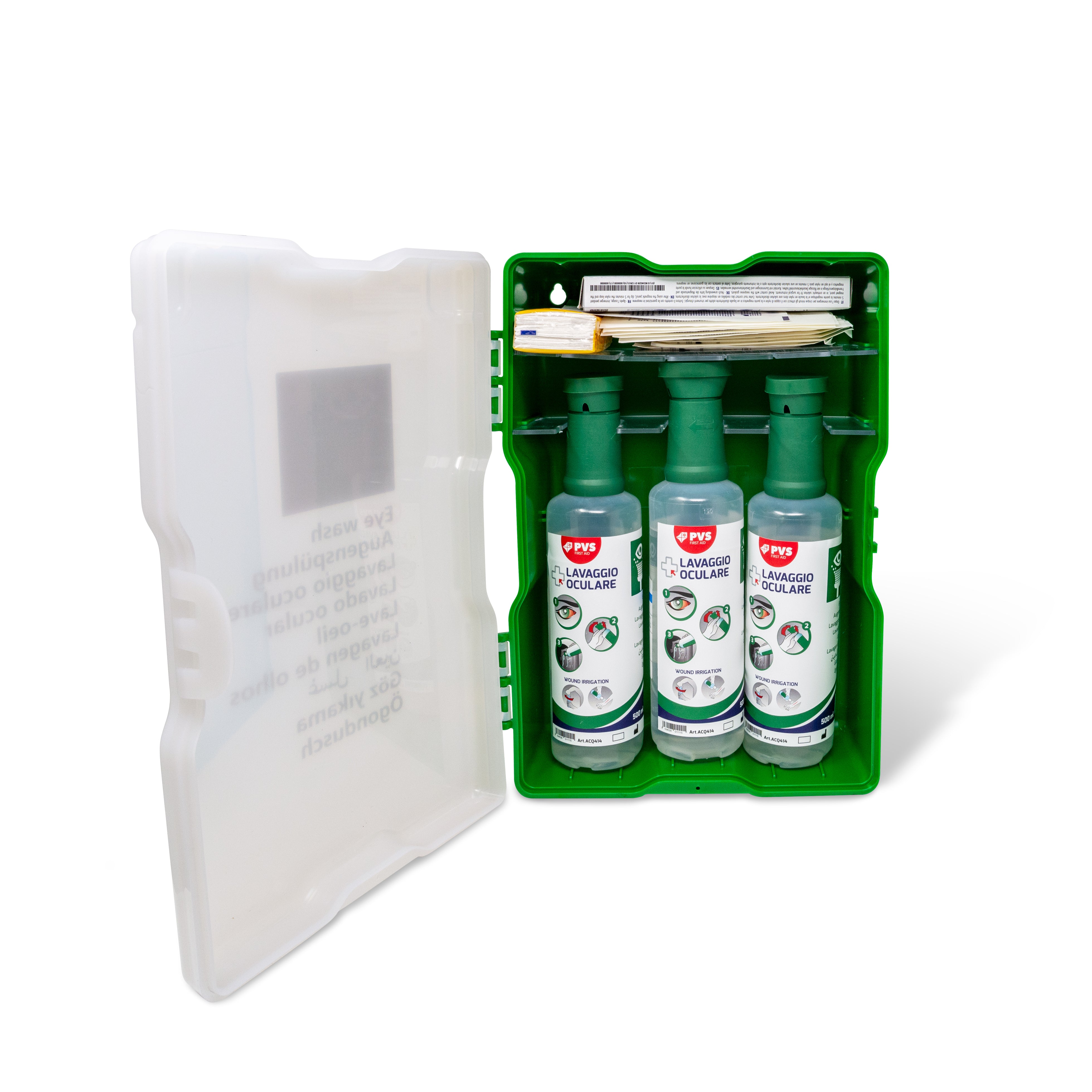 Stazione di pronto soccorso oculare K3 wash kit