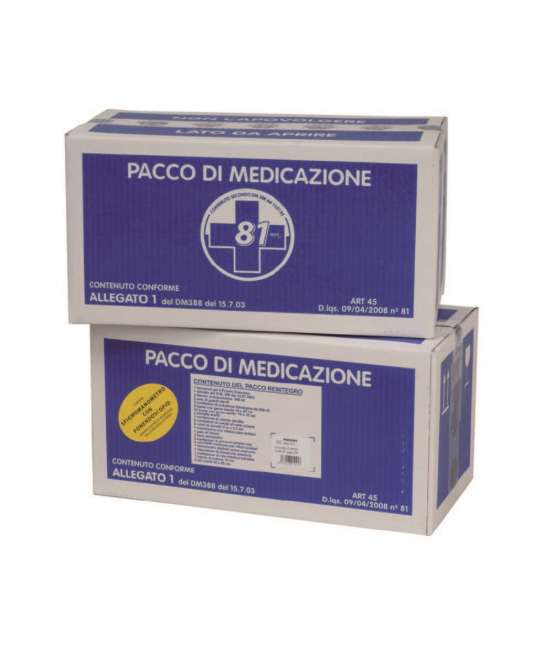 Pacco reintegro Allegato 1 maggiorato per Armadietti e Cassette - senza sfigmomanometro