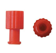 Luer-Lock-Kombi-Stopfen - rot - 100 Stk.