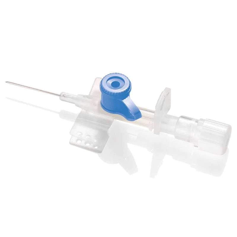 HEMOFLON Aghi cannula a 2 vie 22Gx25 mm con alette sterili - Conf.50 pz.