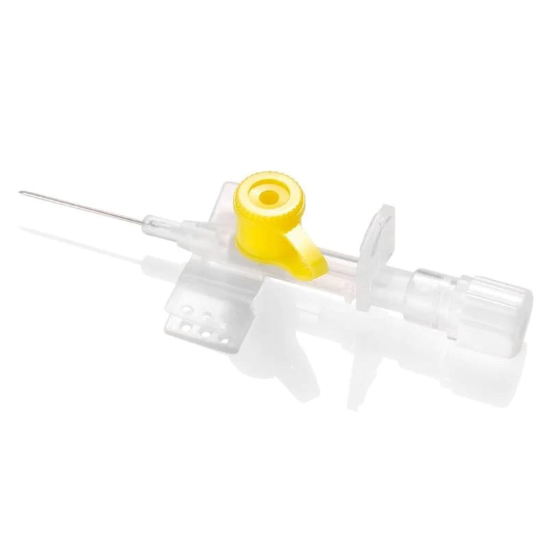 HEMOFLON 2-way cannula needles 24Gx19 mm with sterile wings - Pack 50 pcs.