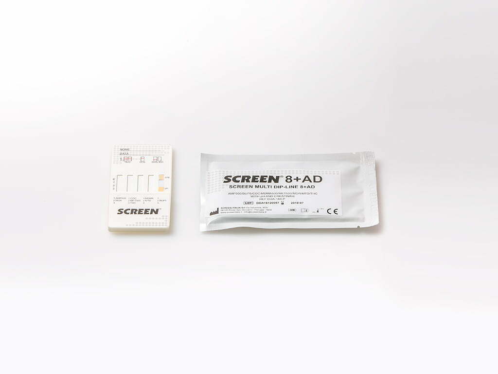 Test Rapidi Multi Drug Screen 8+AD - Conf.25 test