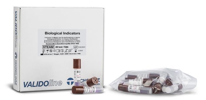 Test sterilizzazione PROPPER BI-OK in fiala per controlli biologici - conf. 20 pz.