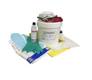 Kit anti-déversement pour liquides biologiques en seau