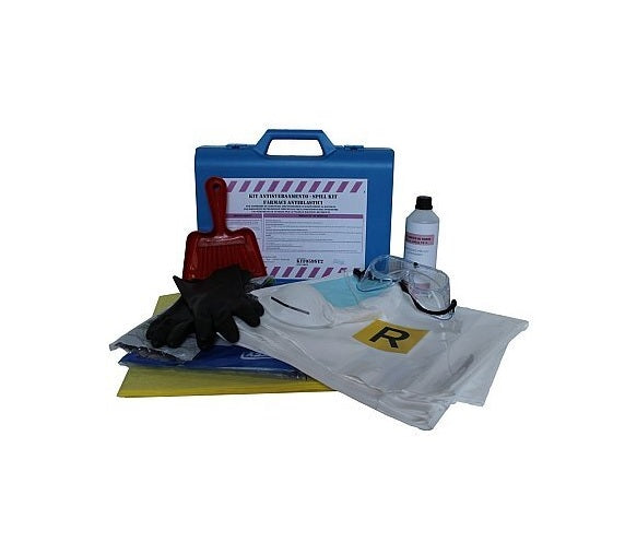 Kit antisversamento per farmaci antiblastici in valigia PP