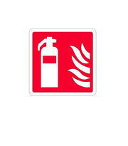 Panneau en aluminium avec symbole Extincteur