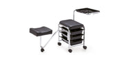 Carrello Pedicure Porta Attrezzi Nero