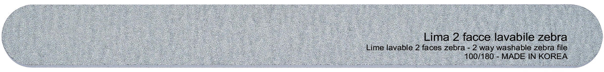 Lima Due Facce Lavabile - Zebra Dura 100/180