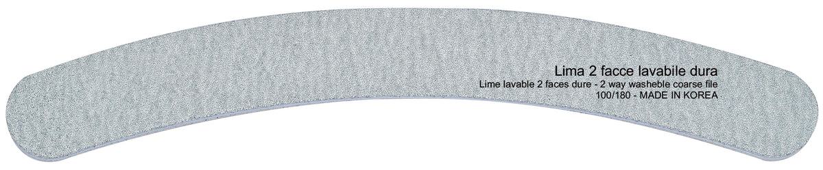 Lima Due Facce Lavabile Zebra - Dura 100/180 - conf.10 pz.