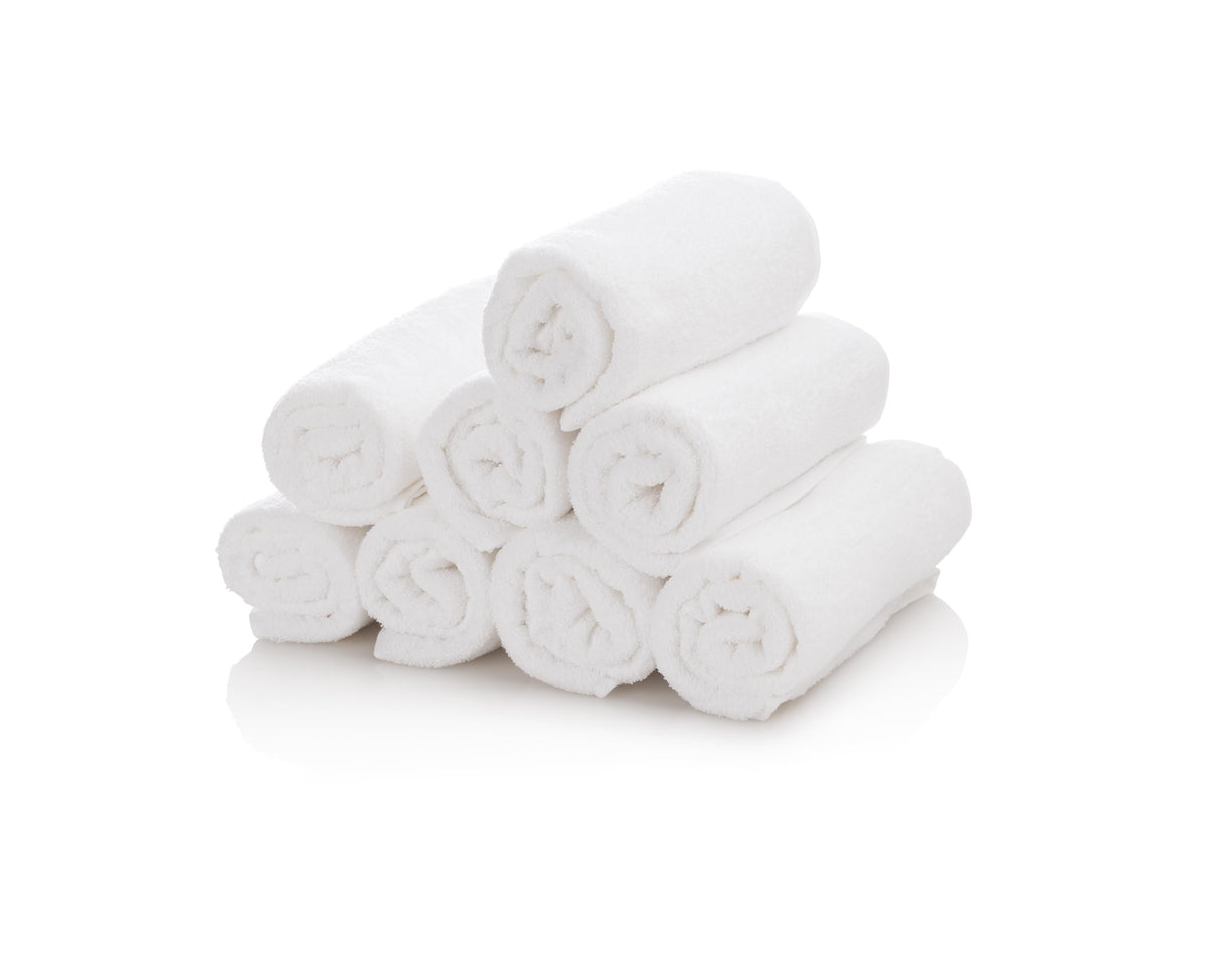 Toallas de Barbero Blancas - 6 piezas - cm 30x45