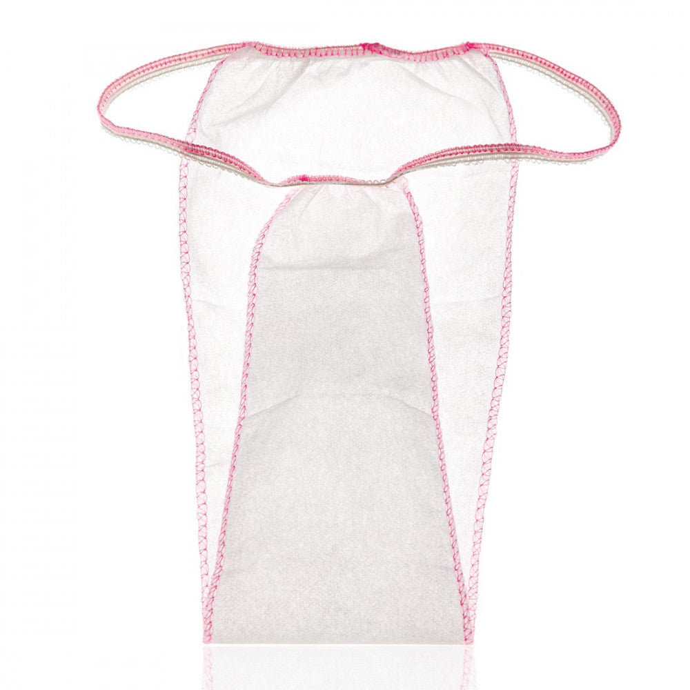 Tanga donna bianco monouso in tnt - conf.100 pz